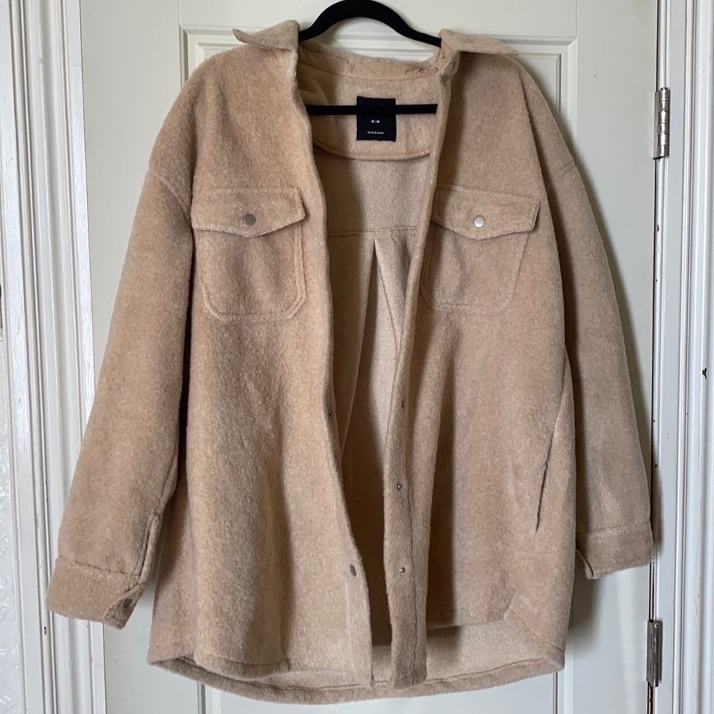 Light brown shacket